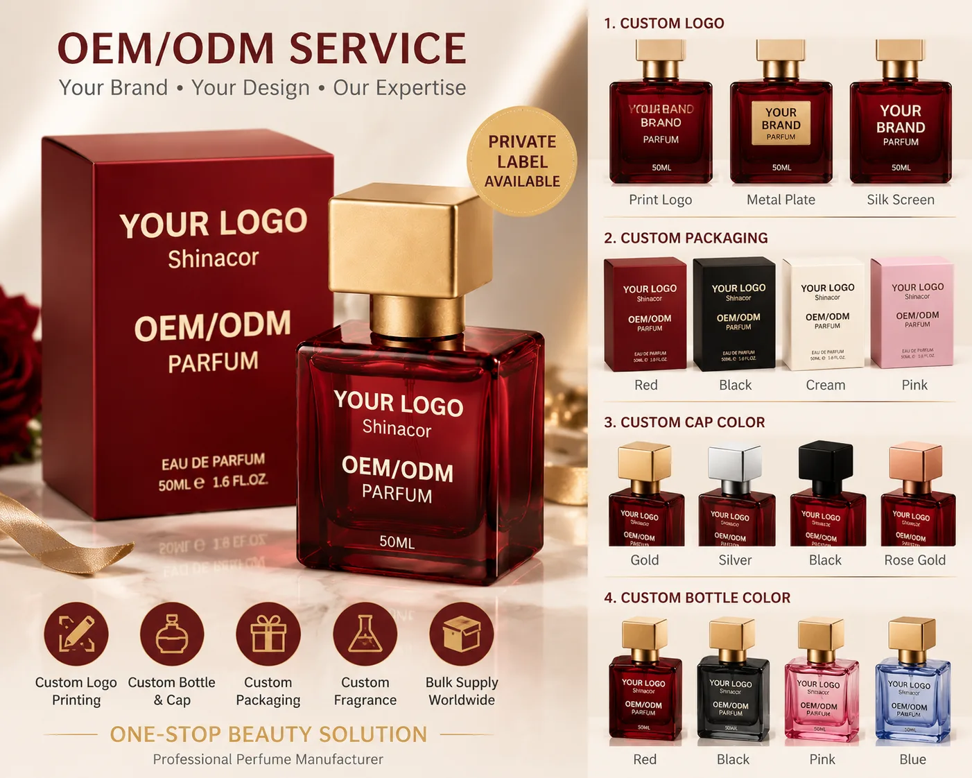 Custom fragrance. Custom bottle. Custom packaging. Your brand, your perfume. view 3